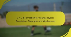 3-4-2-1 Formation for Young Players: Adaptation, Strengths and Weaknesses